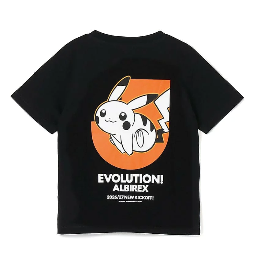 Pikachu T-Shirt Black Kids Albirex Niigata x Pokemon J.League | J.League Online Store
