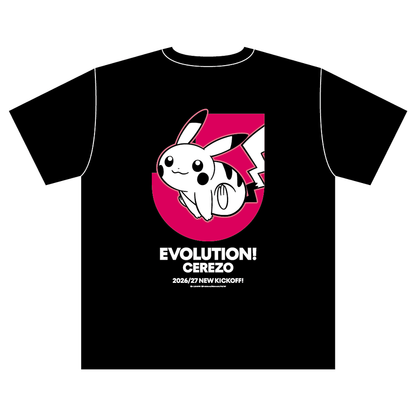 Pikachu T-Shirt Black Kids Cerezo Osaka x Pokemon J.League | J.League Online Store