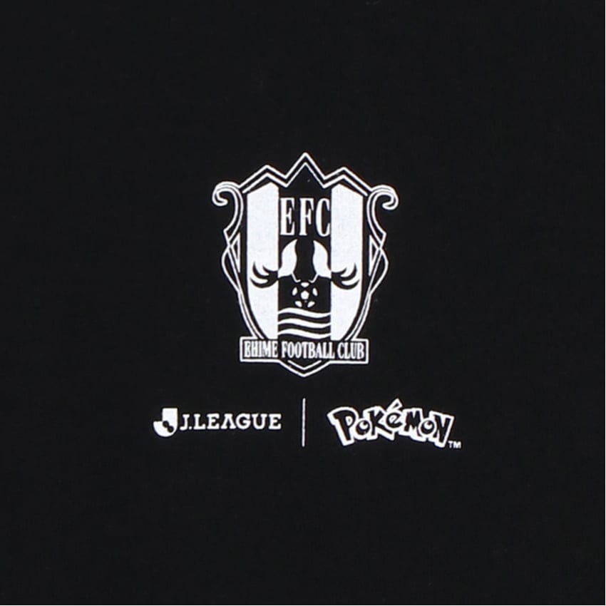 Pikachu T-Shirt Black Kids Ehime FC x Pokemon J.League | J.League Online Store