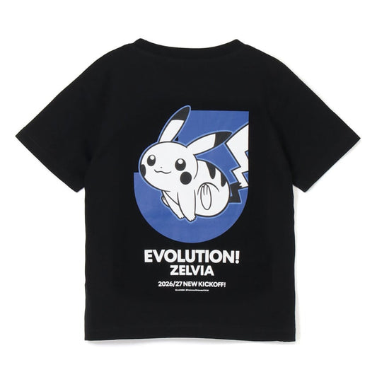 Pikachu T-Shirt Black Kids FC Machida Zelvia x Pokemon J.League | J.League Online Store