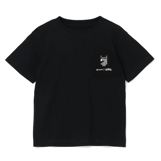 Pikachu T-Shirt Black Kids FC Tokyo x Pokemon J.League | J.League Online Store