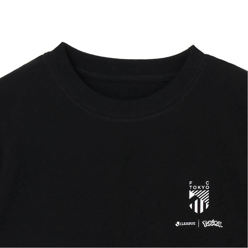 Pikachu T-Shirt Black Kids FC Tokyo x Pokemon J.League | J.League Online Store
