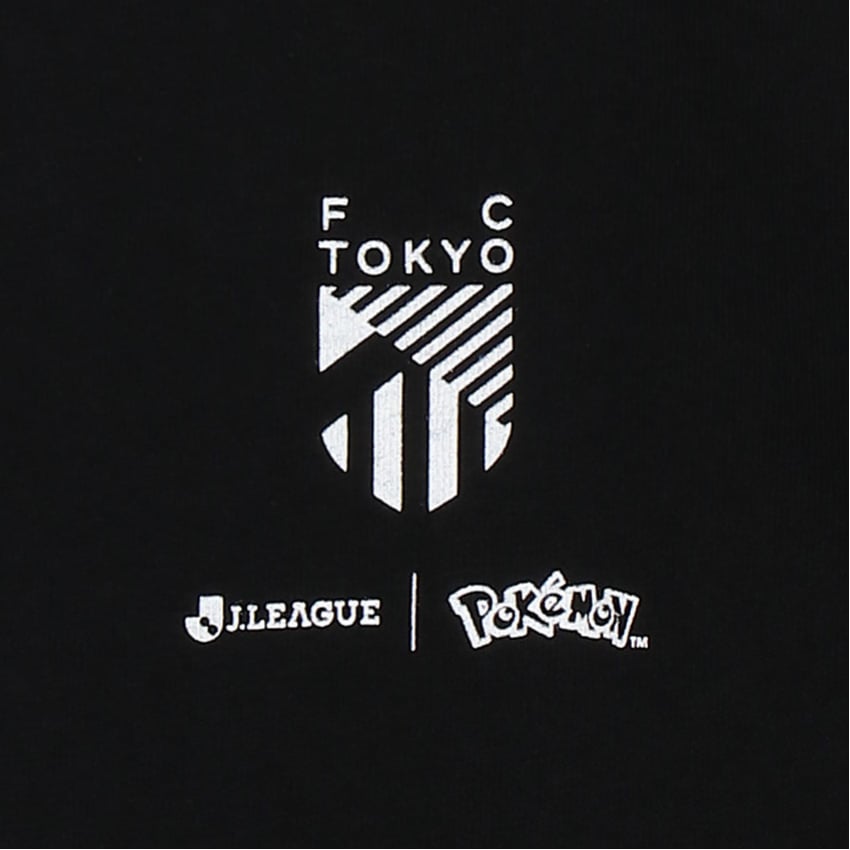Pikachu T-Shirt Black Kids FC Tokyo x Pokemon J.League | J.League Online Store