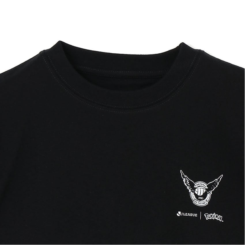 Pikachu T-Shirt Black Kids Gainare Tottori x Pokemon J.League | J.League Online Store