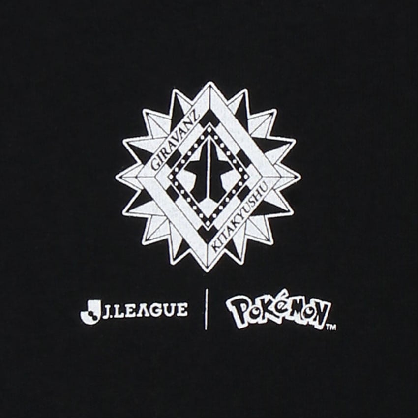Pikachu T-Shirt Black Kids Giravanz Kitakyushu x Pokemon J.League | J.League Online Store