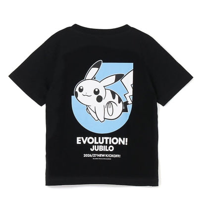 Pikachu T-Shirt Black Kids Jubilo Iwata x Pokemon J.League | J.League Online Store