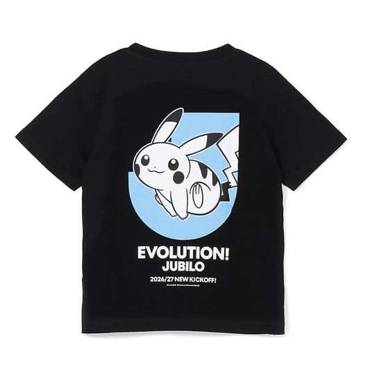 Pikachu T-Shirt Black Kids Jubilo Iwata x Pokemon J.League | J.League Online Store