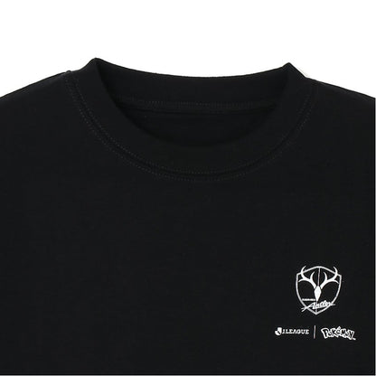 Pikachu T-Shirt Black Kids Kashima Antlers x Pokemon J.League | J.League Online Store
