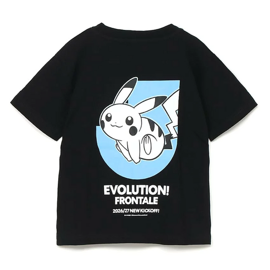 Pikachu T-Shirt Black Kids Kawasaki Frontale x Pokemon J.League | J.League Online Store