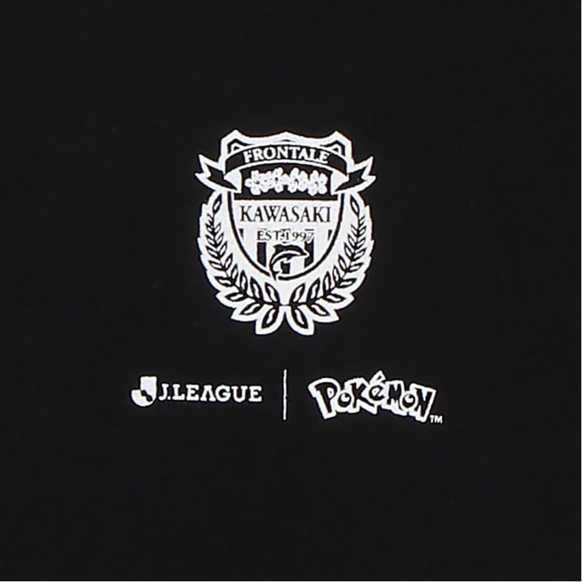 Pikachu T-Shirt Black Kids Kawasaki Frontale x Pokemon J.League | J.League Online Store
