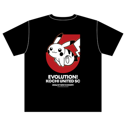 Pikachu T-Shirt Black Kids Kochi United SC x Pokemon J.League | J.League Online Store