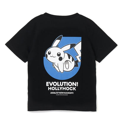 Pikachu T-Shirt Black Kids Mito HollyHock x Pokemon J.League | J.League Online Store