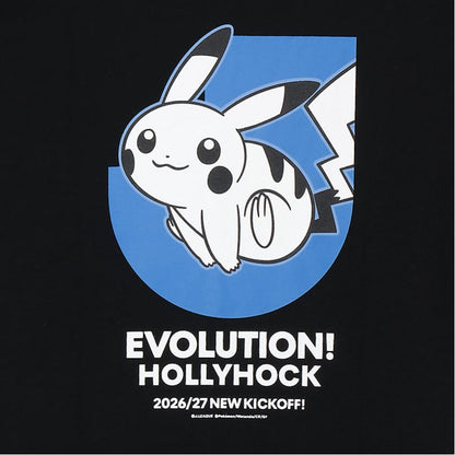 Pikachu T-Shirt Black Kids Mito HollyHock x Pokemon J.League | J.League Online Store