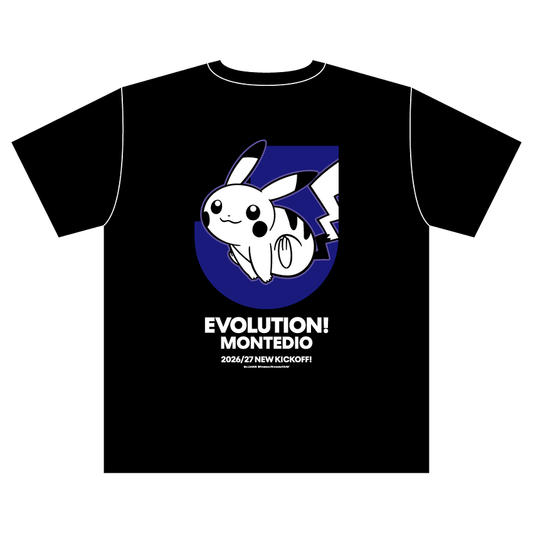 Pikachu T-Shirt Black Kids Montedio Yamagata x Pokemon J.League | J.League Online Store