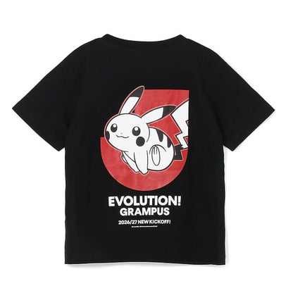 Pikachu T-Shirt Black Kids Nagoya Grampus x Pokemon J.League | J.League Online Store