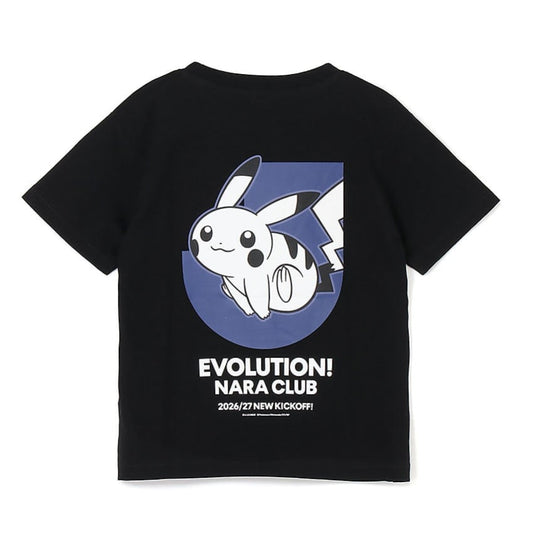 Pikachu T-Shirt Black Kids Nara Club x Pokemon J.League | J.League Online Store
