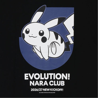Pikachu T-Shirt Black Kids Nara Club x Pokemon J.League | J.League Online Store
