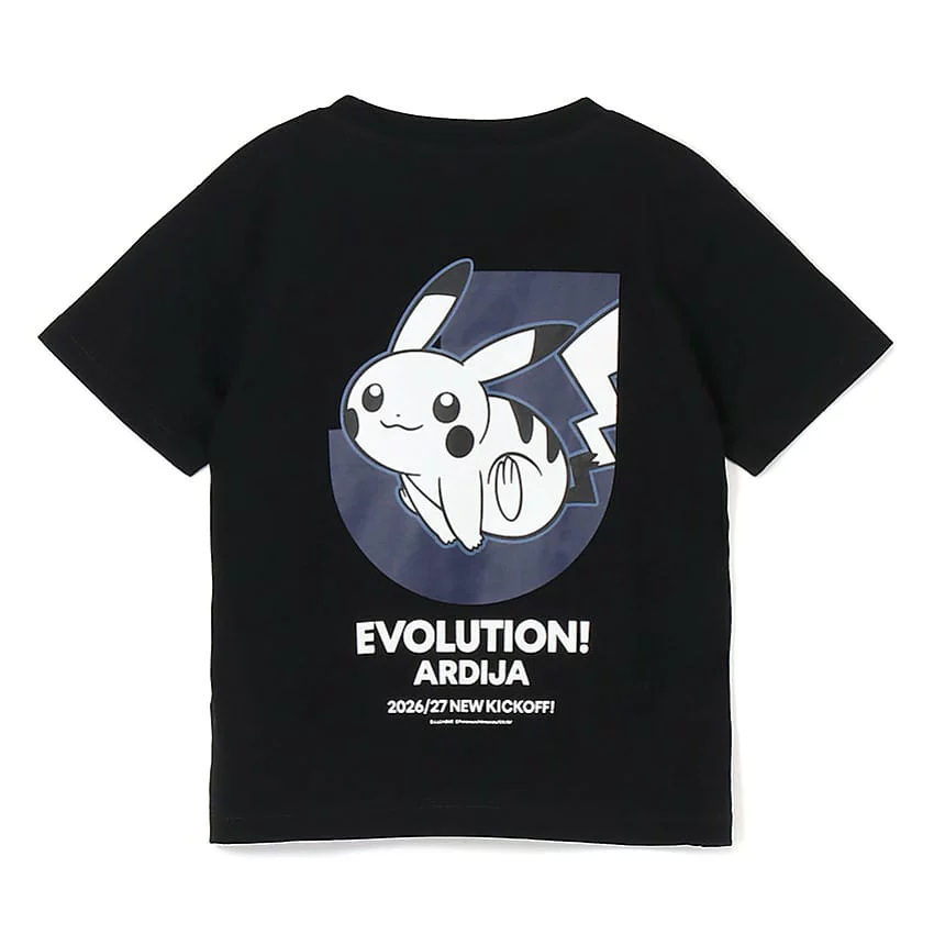 Pikachu T-Shirt Black Kids RB Omiya Ardija x Pokemon J.League | J.League Online Store