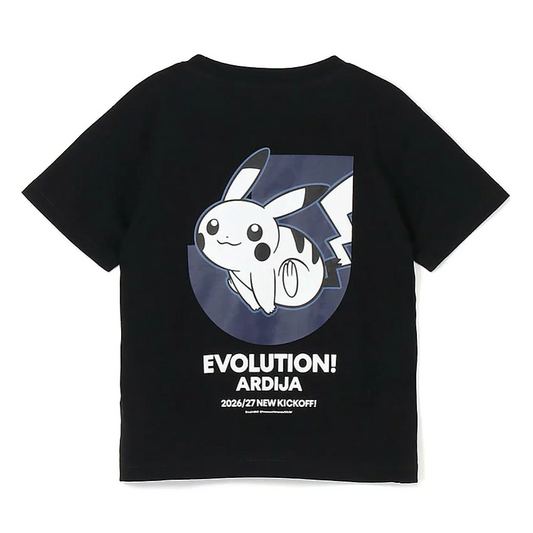 Pikachu T-Shirt Black Kids RB Omiya Ardija x Pokemon J.League | J.League Online Store