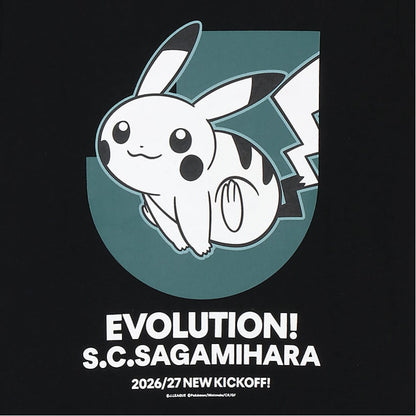 Pikachu T-Shirt Black Kids SC Sagamihara x Pokemon J.League | J.League Online Store