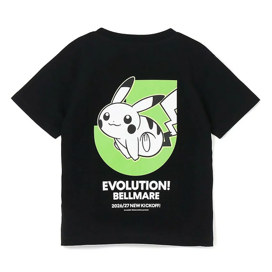 Pikachu T-Shirt Black Kids Shonan Bellmare x Pokemon J.League | J.League Online Store