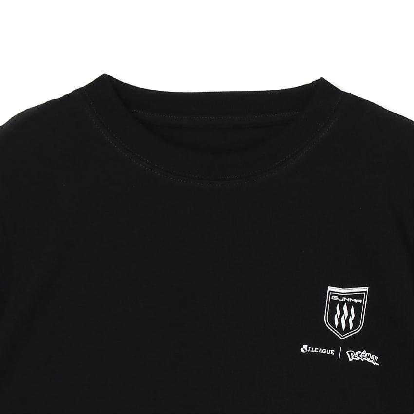 Pikachu T-Shirt Black Kids Thespa Gunma x Pokemon J.League | J.League Online Store