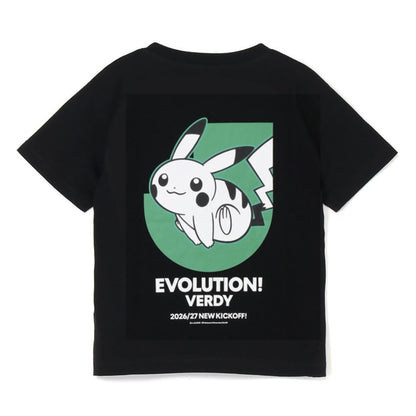 Pikachu T-Shirt Black Kids Tokyo Verdy x Pokemon J.League | J.League Online Store