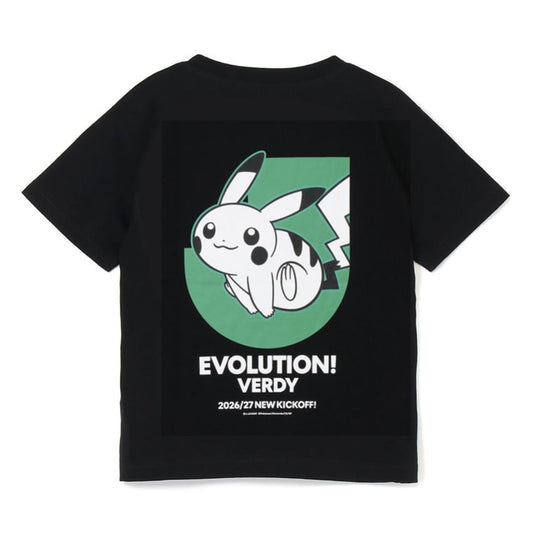 Pikachu T-Shirt Black Kids Tokyo Verdy x Pokemon J.League | J.League Online Store