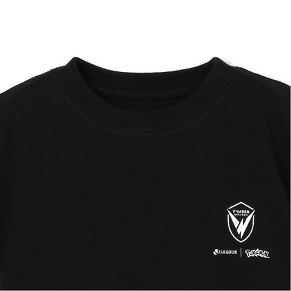 Pikachu T-Shirt Black Kids V-Varen Nagasaki x Pokemon J.League | J.League Online Store
