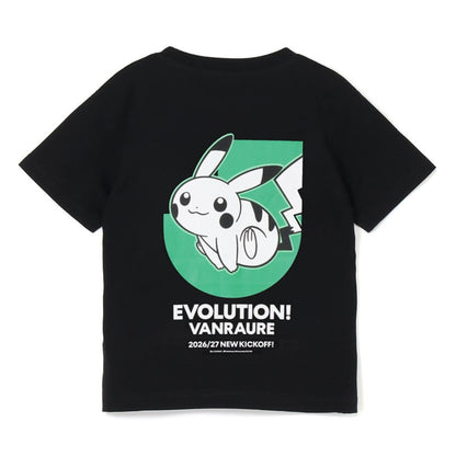 Pikachu T-Shirt Black Kids Vanraure Hachinohe x Pokemon J.League | J.League Online Store