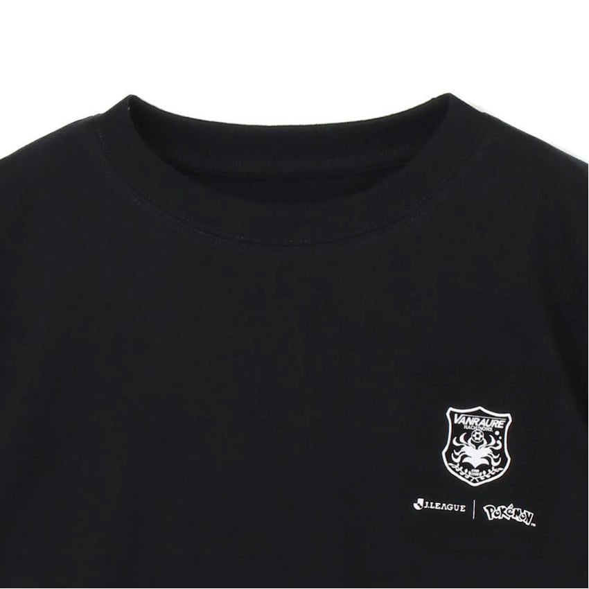 Pikachu T-Shirt Black Kids Vanraure Hachinohe x Pokemon J.League | J.League Online Store