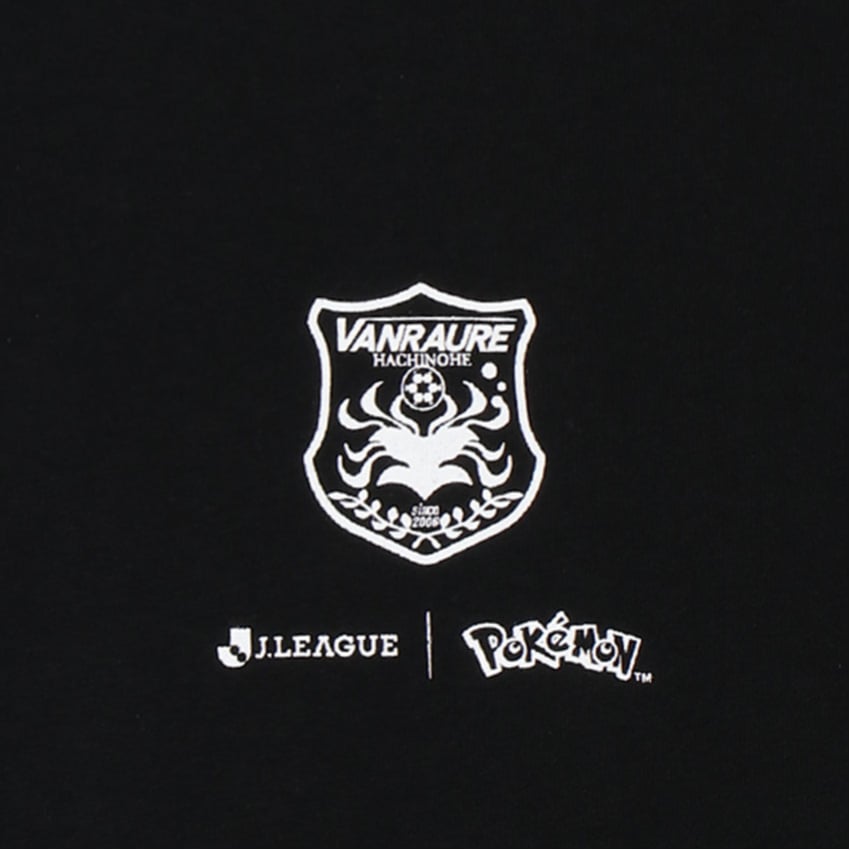 Pikachu T-Shirt Black Kids Vanraure Hachinohe x Pokemon J.League | J.League Online Store
