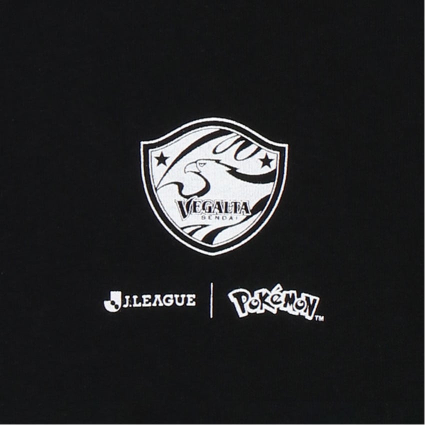 Pikachu T-Shirt Black Kids Vegalta Sendai x Pokemon J.League | J.League Online Store