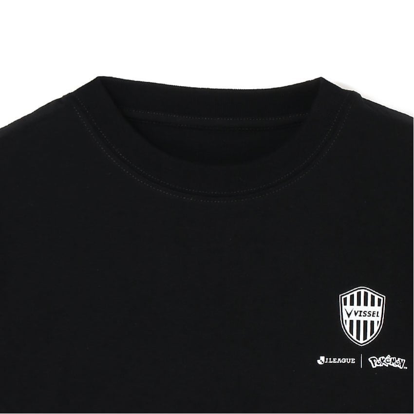 Pikachu T-Shirt Black Kids Vissel Kobe x Pokemon J.League | J.League Online Store