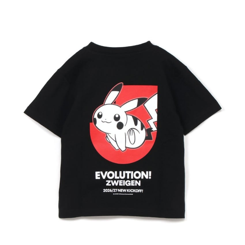 Pikachu T-Shirt Black Kids Zweigen Kanazawa x Pokemon J.League | J.League Online Store