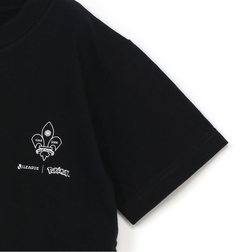 Pikachu T-Shirt Black Kids Zweigen Kanazawa x Pokemon J.League | J.League Online Store