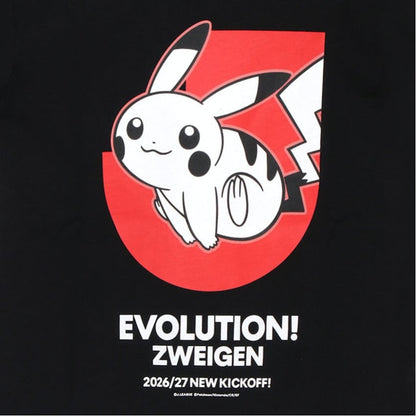 Pikachu T-Shirt Black Kids Zweigen Kanazawa x Pokemon J.League | J.League Online Store