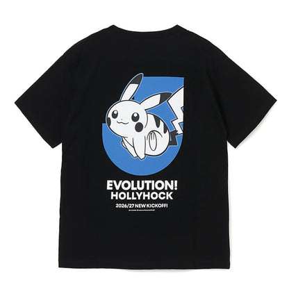 Pikachu T-Shirt Black Mito HollyHock x Pokemon J.League | J.League Online Store