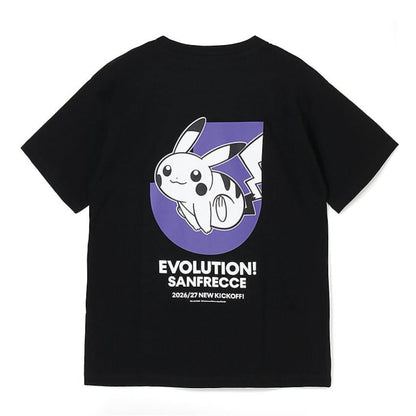 Pikachu T-Shirt Black Sanfrecce Hiroshima x Pokemon J.League | J.League Online Store