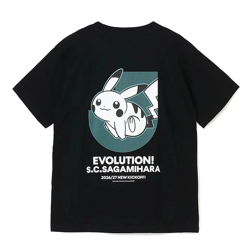 Pikachu T-Shirt Black SC Sagamihara x Pokemon J.League | J.League Online Store
