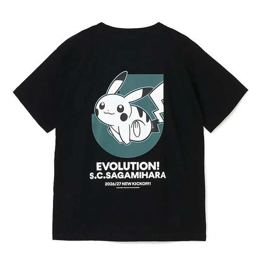 Pikachu T-Shirt Black SC Sagamihara x Pokemon J.League | J.League Online Store
