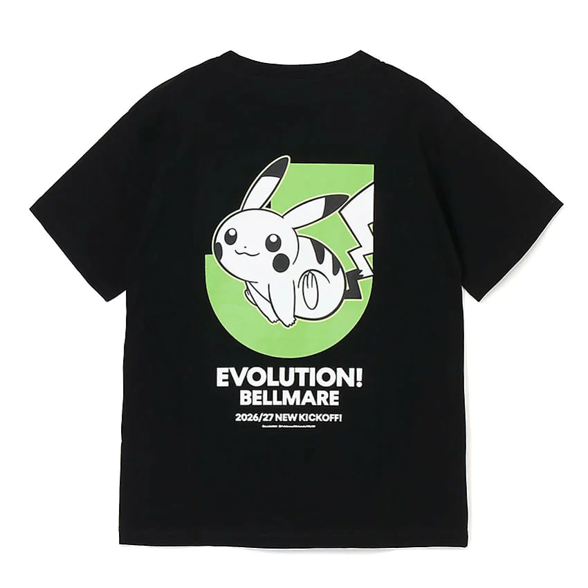 Pikachu T-Shirt Black Shonan Bellmare x Pokemon J.League | J.League Online Store
