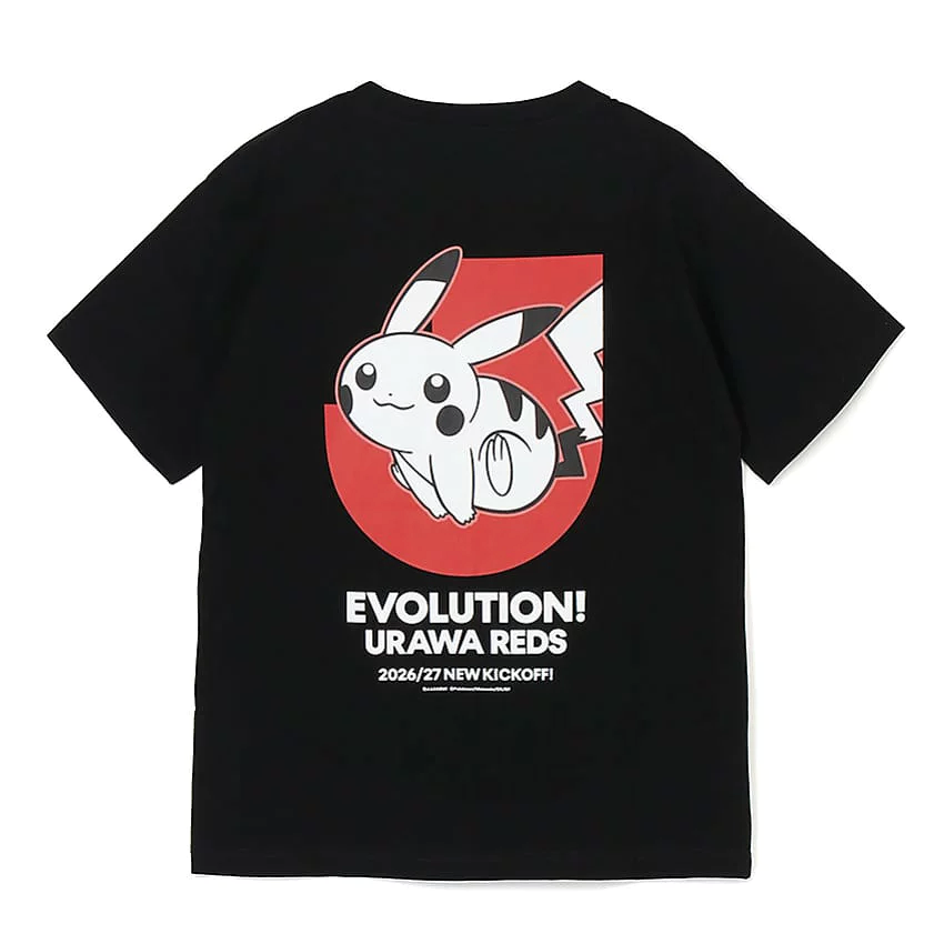 Pikachu T-Shirt Black Urawa Reds x Pokemon J.League | J.League Online Store