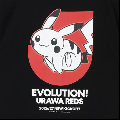 Pikachu T-Shirt Black Urawa Reds x Pokemon J.League | J.League Online Store