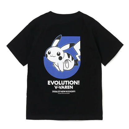 Pikachu T-Shirt Black V-Varen Nagasaki x Pokemon J.League | J.League Online Store