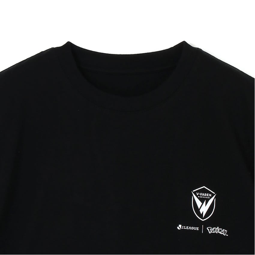 Pikachu T-Shirt Black V-Varen Nagasaki x Pokemon J.League | J.League Online Store