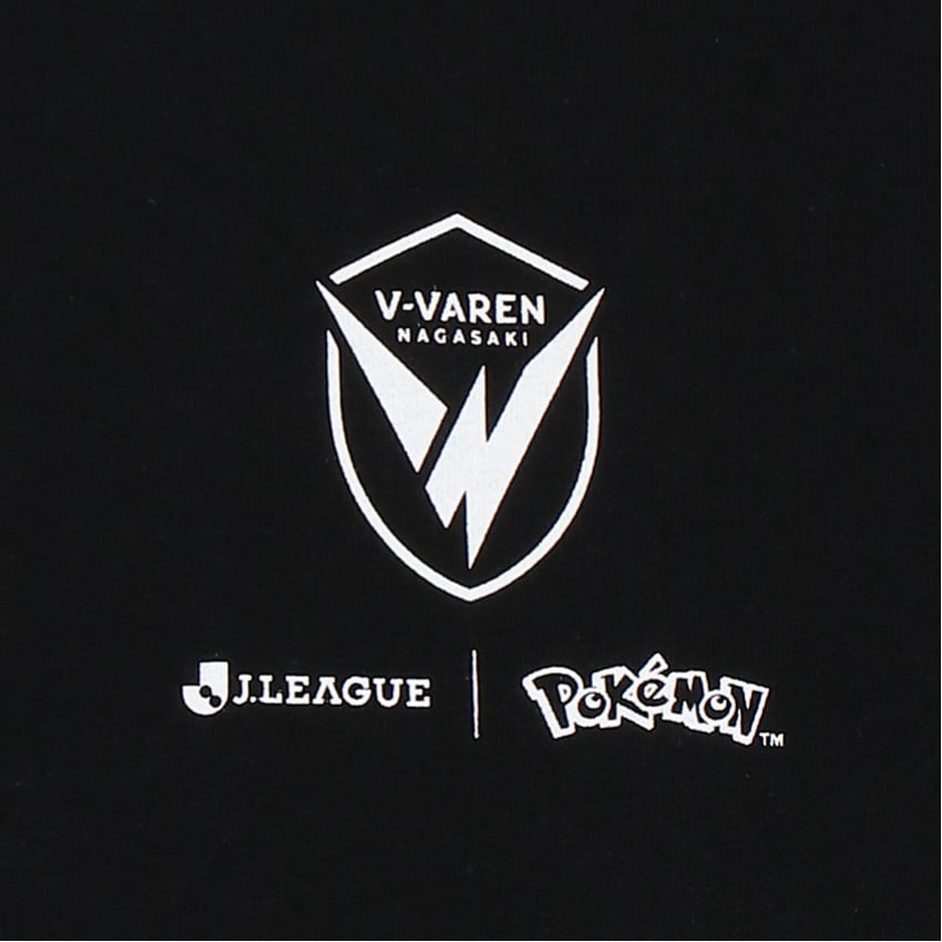 Pikachu T-Shirt Black V-Varen Nagasaki x Pokemon J.League | J.League Online Store