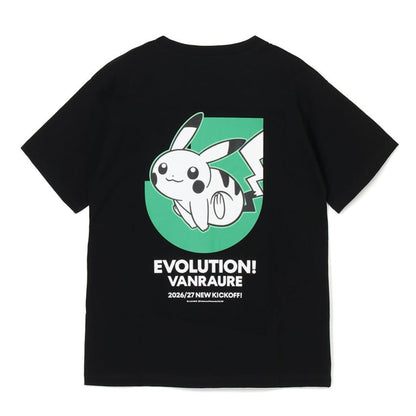 Pikachu T-Shirt Black Vanraure Hachinohe x Pokemon J.League | J.League Online Store