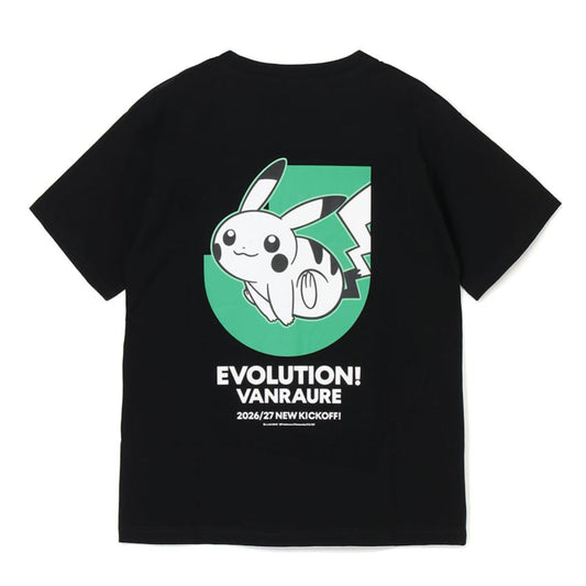 Pikachu T-Shirt Black Vanraure Hachinohe x Pokemon J.League | J.League Online Store