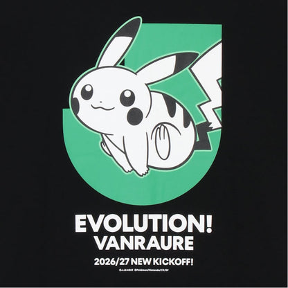 Pikachu T-Shirt Black Vanraure Hachinohe x Pokemon J.League | J.League Online Store